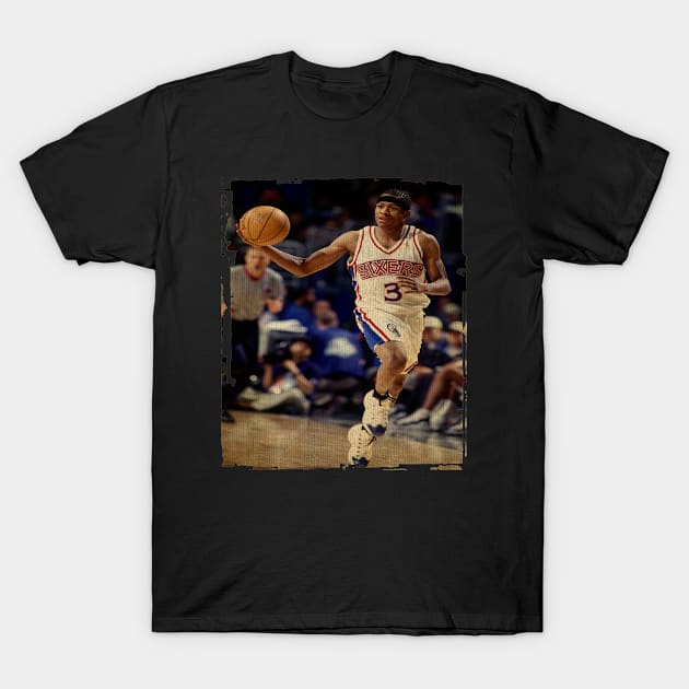 Allen Iverson Sixers Vintage T-Shirt by CAH BLUSUKAN